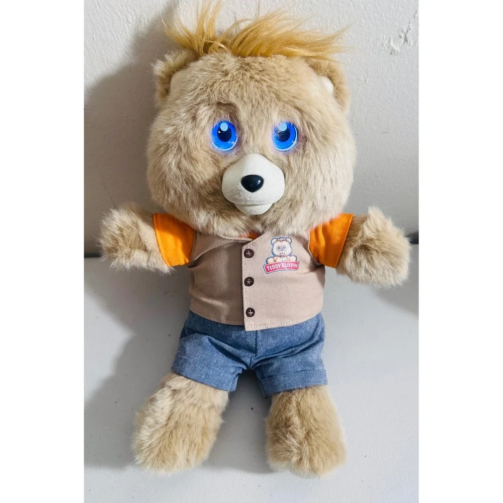 Working Teddy Ruxpin Bluetooth Storytelling Bear Animated Eyes Tested 2017 Toy